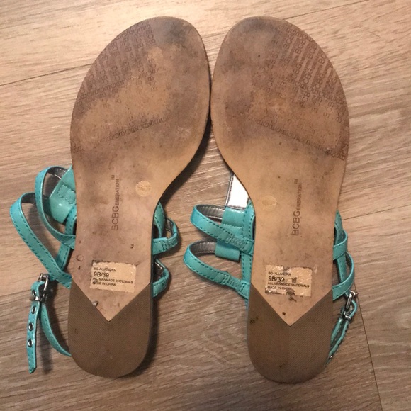 BCBGeneration Allandra turquoise gladiator sandal - Picture 2 of 4